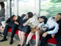 Sleeping On The Subway 02